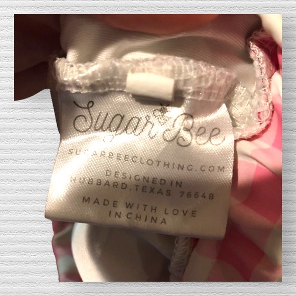 Peonies Skirt Bikini, Girls Bathing Suit, Girls 2 Piece Swimwear, - Picture 3 of 4